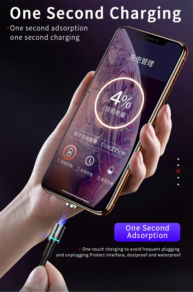 Essager 2019 Newest Magnetic Charging Data Micro USB Cable For android IOS Type C - ANKUX.COM