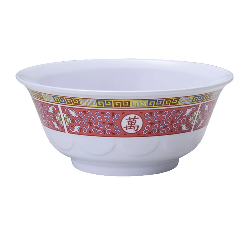 

Restaurant Salad Ramen Serving Dinner Noodle Bowl Set Custom Printing Chinese Melamine Soup Bowl, Can be customzied
