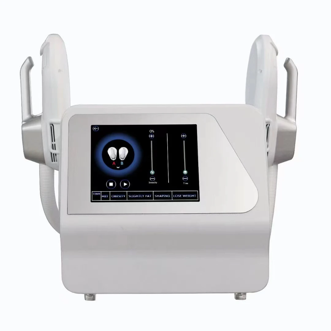 2 Handles High Intensity Electromagnetic Muscle Trainer Tesla Body Sculpting Machine for Sale
2 Handles High Intensity Electromagnetic Muscle Trainer Tesla Body Sculpting Machine for Sale