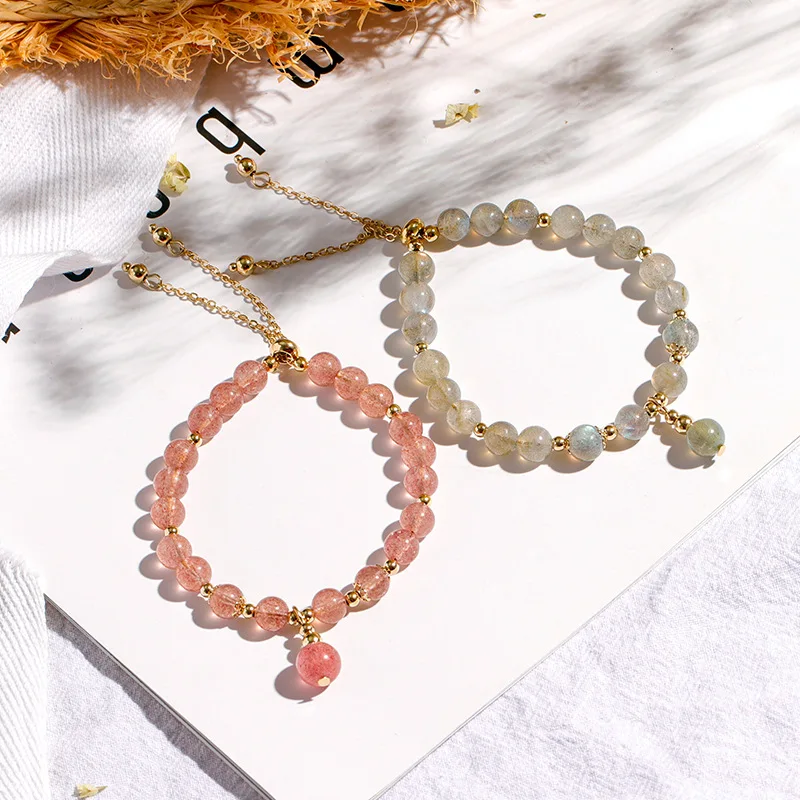 Custom Strawberry Crystal Beaded Bracelet Moonstone Handmade Bracelet For Women, As picture
Custom Strawberry Crystal Beaded Bracelet Moonstone Handmade Bracelet For Women, As picture