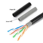 1000FT 305M ROLL CAT 6 UTP 4 PAIR 23AWG 24AWG COPPER ETHERNET LAN CABLE CAT6 NETWORK CABLE OUTDOOR