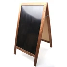 Wooden Easel Blackboard Chalkboard Sign Display Erasable Message Memo Board