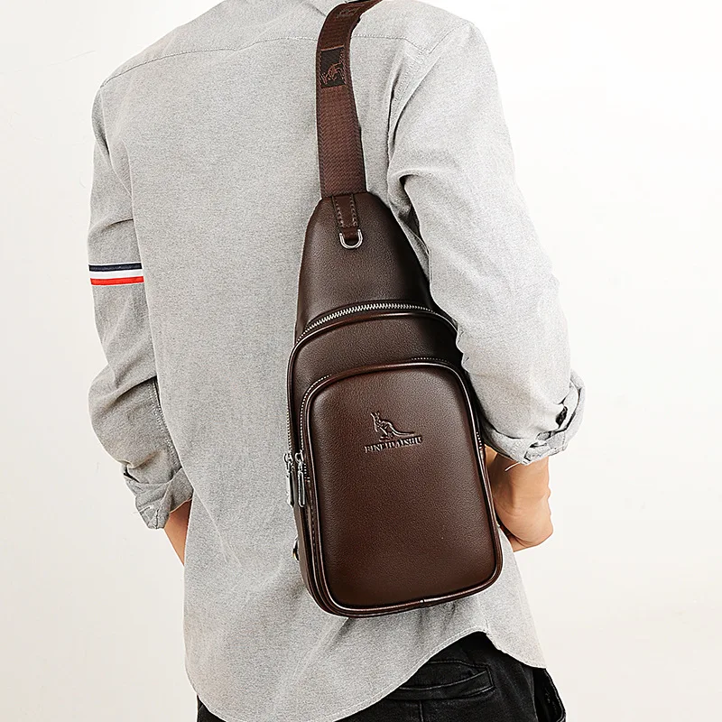 High quality men's bag wholesale from one piece, men's Leather Messenger Bag, daily portable high-capacity shoulder bag, chest b, Two colors
High quality men's bag wholesale from one piece, men's Leather Messenger Bag, daily portable high-capacity shoulder bag, chest b, Two colors