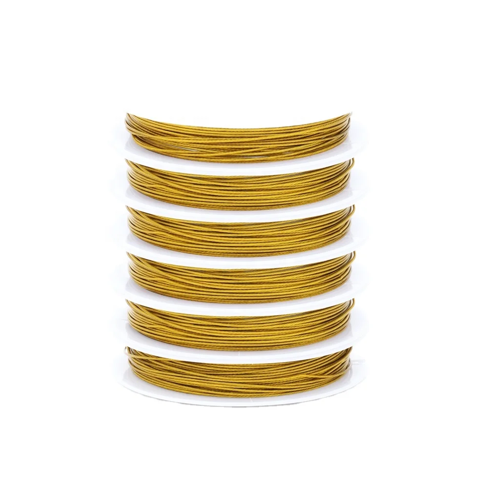 Stainless Steel 0.3/0.5/0.6/1.0mm Beaded Wire for Jewelry Beaded Bracelet Necklace Making Accessories Findings
Stainless Steel 0.3/0.5/0.6/1.0mm Beaded Wire for Jewelry Beaded Bracelet Necklace Making Accessories Findings