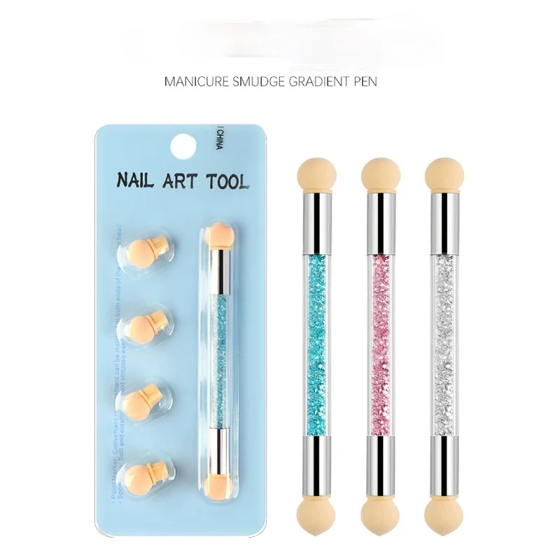 Nail Tools Nail Gradient Pen Sponge Dyeing Double Head Exchangable and Washable Dyeing Poke Nail Pen, Picture
Nail Tools Nail Gradient Pen Sponge Dyeing Double Head Exchangable and Washable Dyeing Poke Nail Pen, Picture