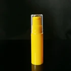 5ml yellow plastic spray airless pump bottle