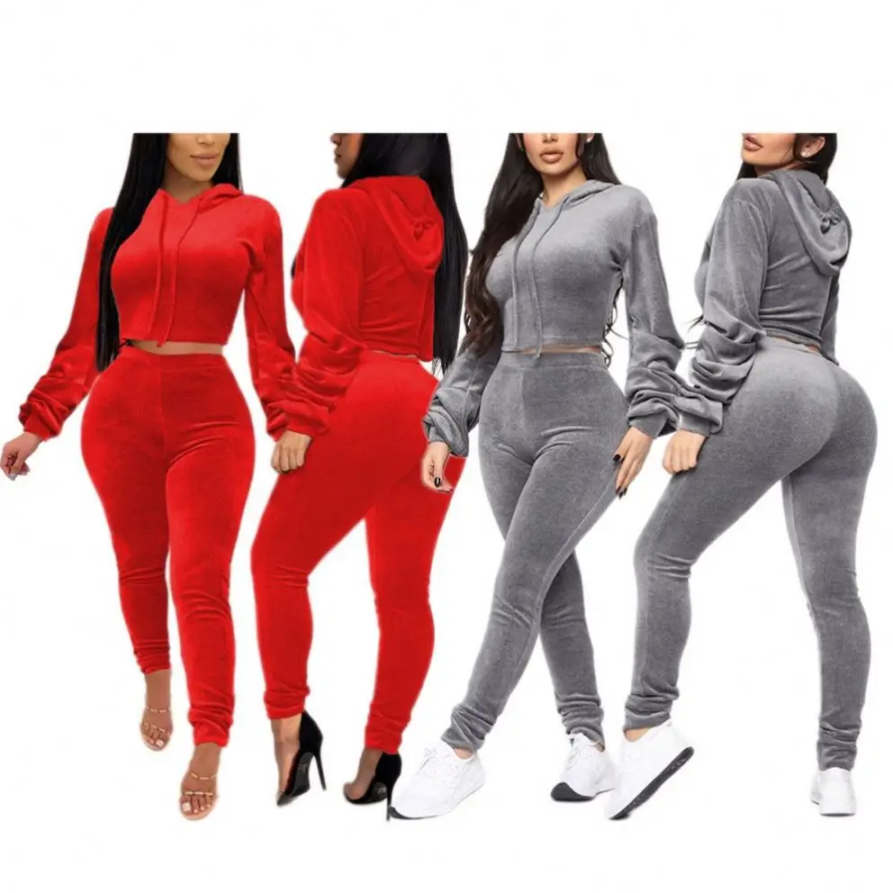 Wholesales Autumn High Quality Plain Printed Pullover Crop Top Hoodie Casual Two Piece Set Women
Wholesales Autumn High Quality Plain Printed Pullover Crop Top Hoodie Casual Two Piece Set Women