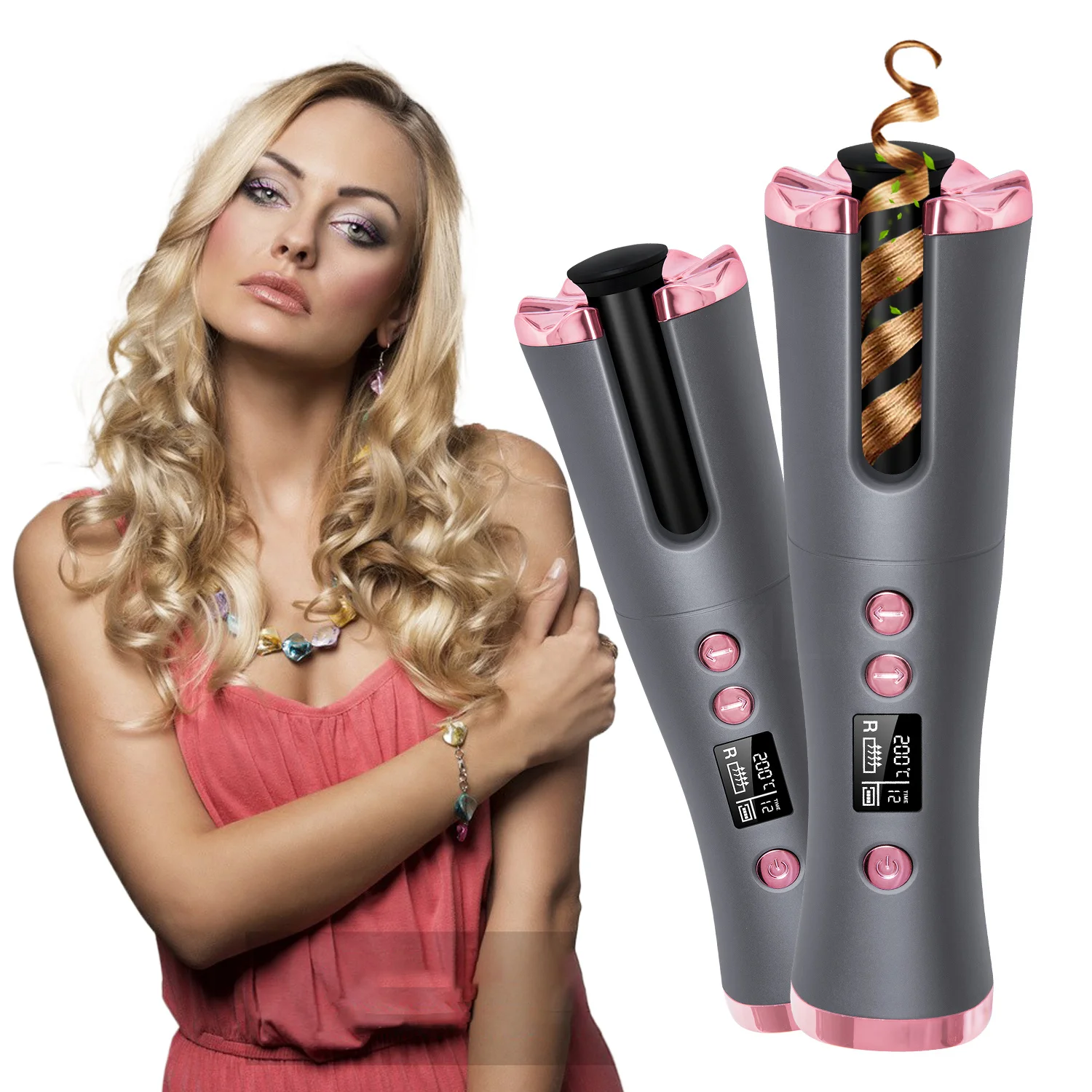 Wireless Automatic Hair Curler Portable USB Rechargeable Electric Cordless Magic Hair Curlers
Wireless Automatic Hair Curler Portable USB Rechargeable Electric Cordless Magic Hair Curlers