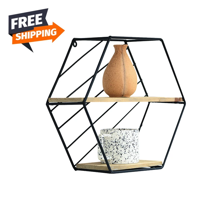 Free Shipping Rustic Decorative Mounted Display Vintage Living Room Hexagon Home Decor Wall Shelf
Free Shipping Rustic Decorative Mounted Display Vintage Living Room Hexagon Home Decor Wall Shelf