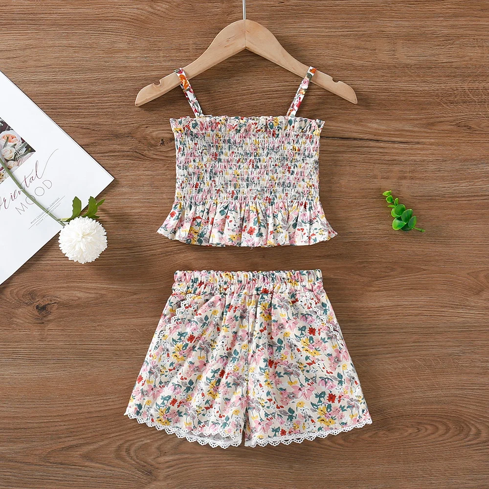 2021 Korean Baby Girl Floral Stap Top and Floral Shorts Outfits Toddler Kids Summer Outfits, As picture
2021 Korean Baby Girl Floral Stap Top and Floral Shorts Outfits Toddler Kids Summer Outfits, As picture