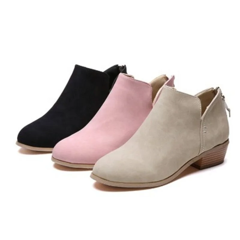 Amazon Hot Sell British Style Solid Color PU Pointed Toe Breathable Ladies Casual Zipper High Shoes Low Casual Shoes for Women, 3 colors
Amazon Hot Sell British Style Solid Color PU Pointed Toe Breathable Ladies Casual Zipper High Shoes Low Casual Shoes for Women, 3 colors