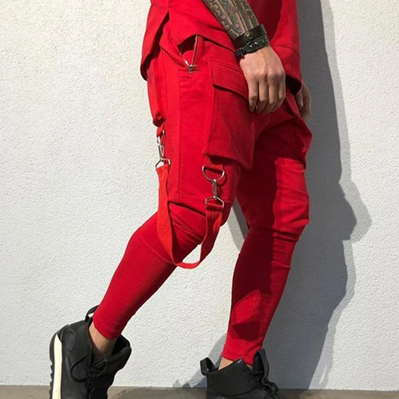 Autumn Casual Men's Sport Overalls Pants Fashion Street Slim Hip-hop Trackpants With Big Pockets, Red,green,black,gray
Autumn Casual Men's Sport Overalls Pants Fashion Street Slim Hip-hop Trackpants With Big Pockets, Red,green,black,gray