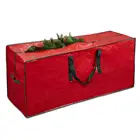 Extra large Tree Storage Xmas Container PP woven tote zipper bag with Handles