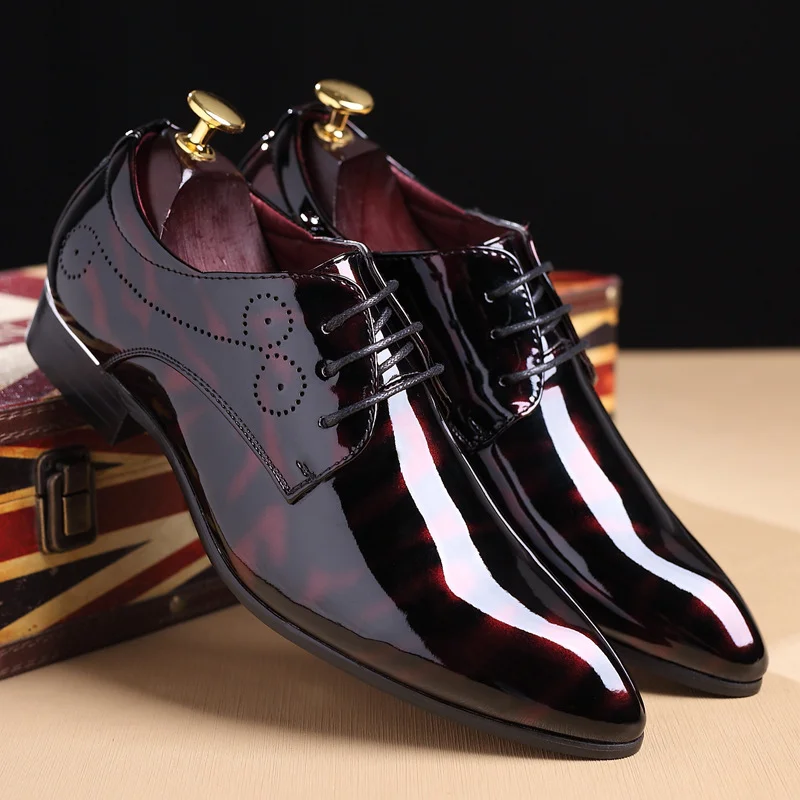 Hot sale OEM Factory business oxford dress shoes for men plus size 48 Patent leather shoes men's dress shoes
Hot sale OEM Factory business oxford dress shoes for men plus size 48 Patent leather shoes men's dress shoes