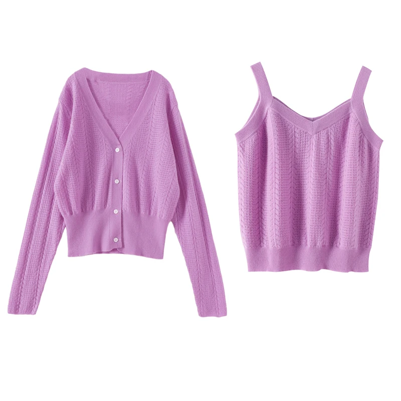 Vneck Sweater Knit Sweater Vest Set 35% Cashmere 65% Merino Wool Cardigan 2021
Vneck Sweater Knit Sweater Vest Set 35% Cashmere 65% Merino Wool Cardigan 2021