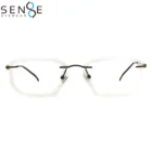 Rimless metal frame glasses frames eyewear fashion glasses
