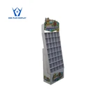 Custom Corrugated Paper Cardboard Display Floor Display Rack Stand Counter For Socks