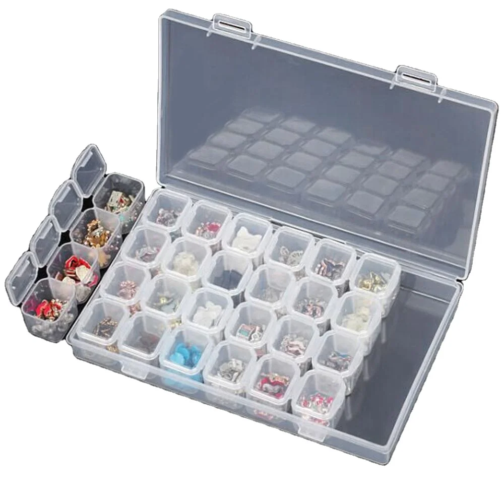 28 Bottles/Set Nail Art Organizer Storage Decals Decoration Jewelry Rhinestone Case Colored Beads Container Manicure Accessory, Transparennt
28 Bottles/Set Nail Art Organizer Storage Decals Decoration Jewelry Rhinestone Case Colored Beads Container Manicure Accessory, Transparennt