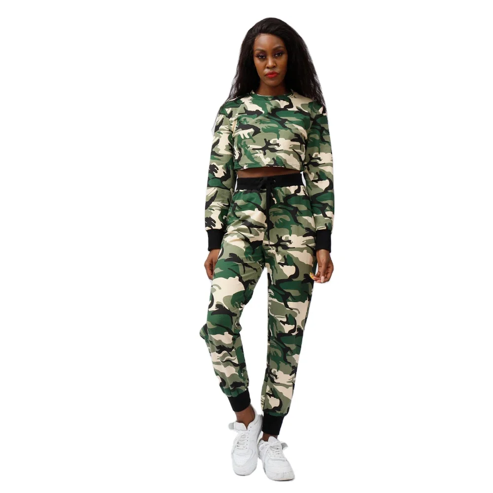 2021 Stylish African Camouflage Printing Women Two Pieces Sport Clothing Lady Casual Wearings, As picture
2021 Stylish African Camouflage Printing Women Two Pieces Sport Clothing Lady Casual Wearings, As picture