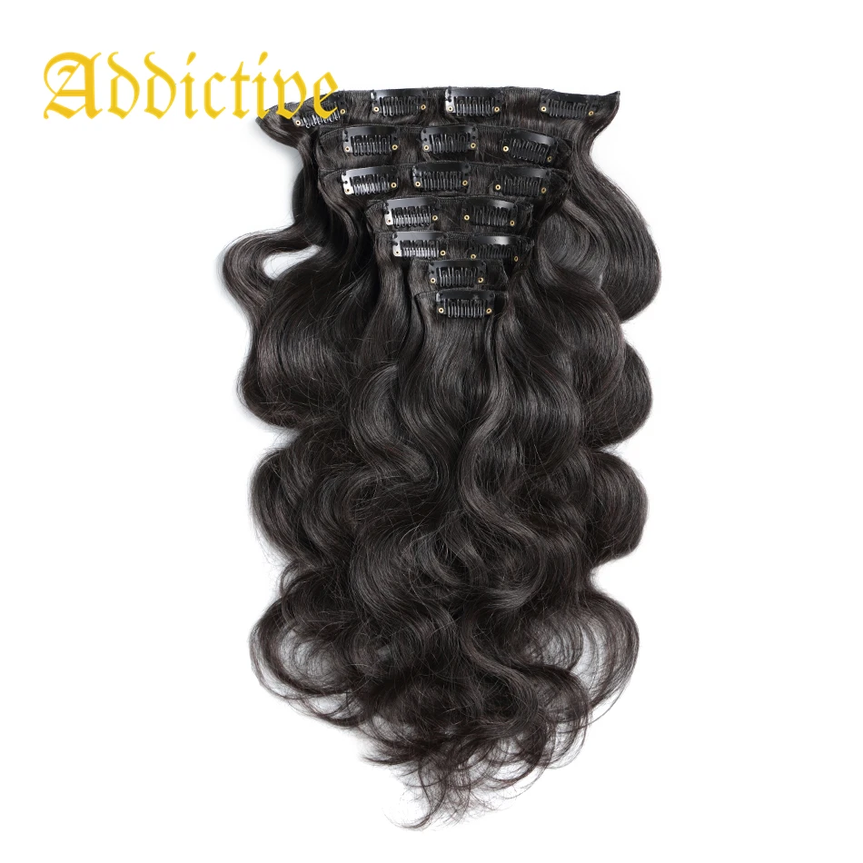 Addictive Body Wave Natural Color 100G Remy Hair 14-22 inch Clip in Hair Extensions 100% Human Tape Hair Extensions Bags
Addictive Body Wave Natural Color 100G Remy Hair 14-22 inch Clip in Hair Extensions 100% Human Tape Hair Extensions Bags