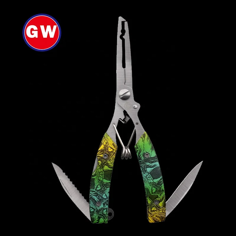 Stainless Steel Fishing Pliers Non-slip Braided Line Cutter Tackle Scissorishing Accessories, As pictures
Stainless Steel Fishing Pliers Non-slip Braided Line Cutter Tackle Scissorishing Accessories, As pictures