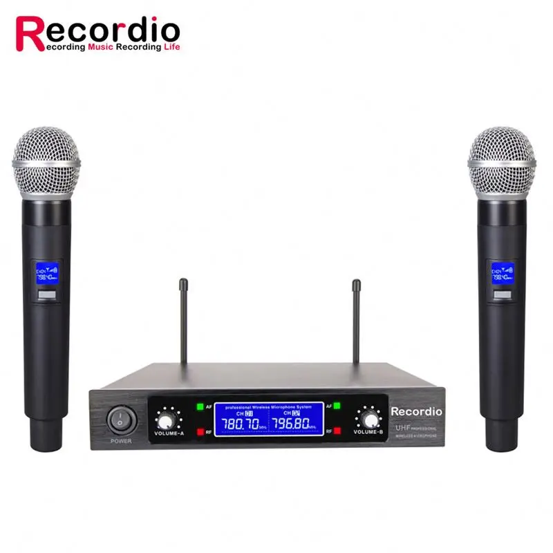 GAW-V744 Brand New Professional Wireless Microphone With High Quality, Silver&black 
GAW-V744 Brand New Professional Wireless Microphone With High Quality, Silver&black