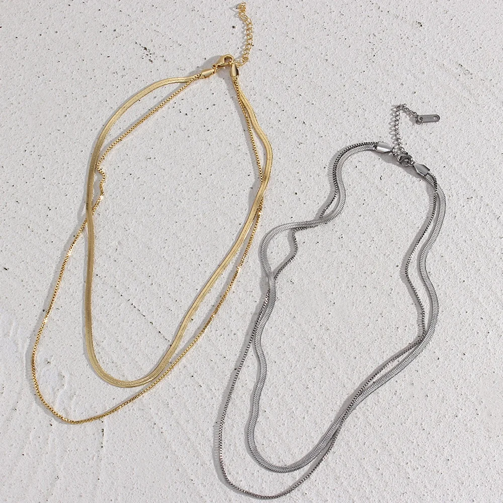 Tennis Summer-Necklace Chain Diy Gold Choker Necklace Stainless Steel Multi Layer Necklace Choker
Tennis Summer-Necklace Chain Diy Gold Choker Necklace Stainless Steel Multi Layer Necklace Choker