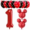 New Arrival Mickey balloon sets with dots latex and 32inch foil no for birthday party decorations