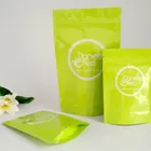 Free sample custom stand up pouch resealable ziplock paper bag organic empty tea bags