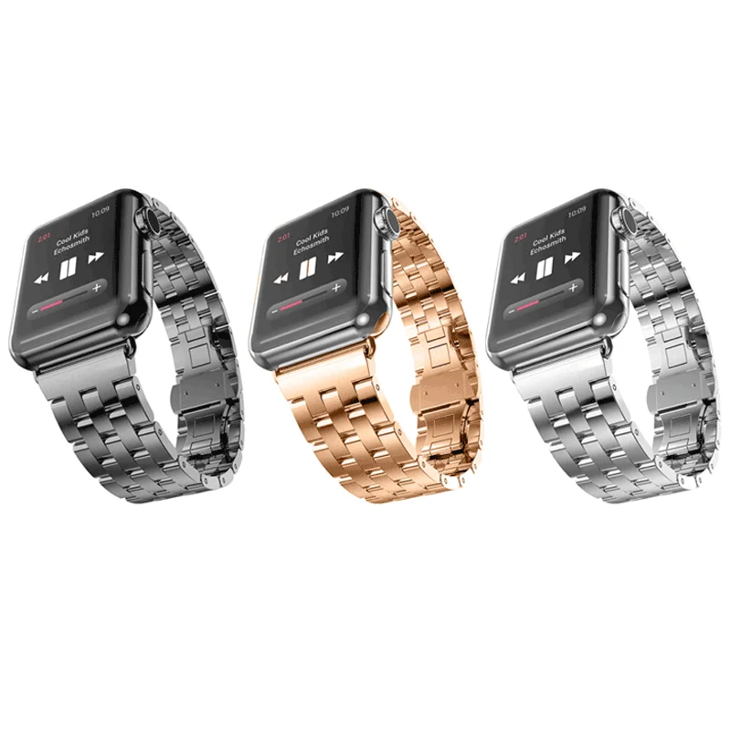 Qiman 316L Brushed Metal 5 Link Luxury New Design Mesh Iwatch5 Apple Stainless Steel Watch Band For iwatch Series 7/6/SE/5/4/3/2
Qiman 316L Brushed Metal 5 Link Luxury New Design Mesh Iwatch5 Apple Stainless Steel Watch Band For iwatch Series 7/6/SE/5/4/3/2