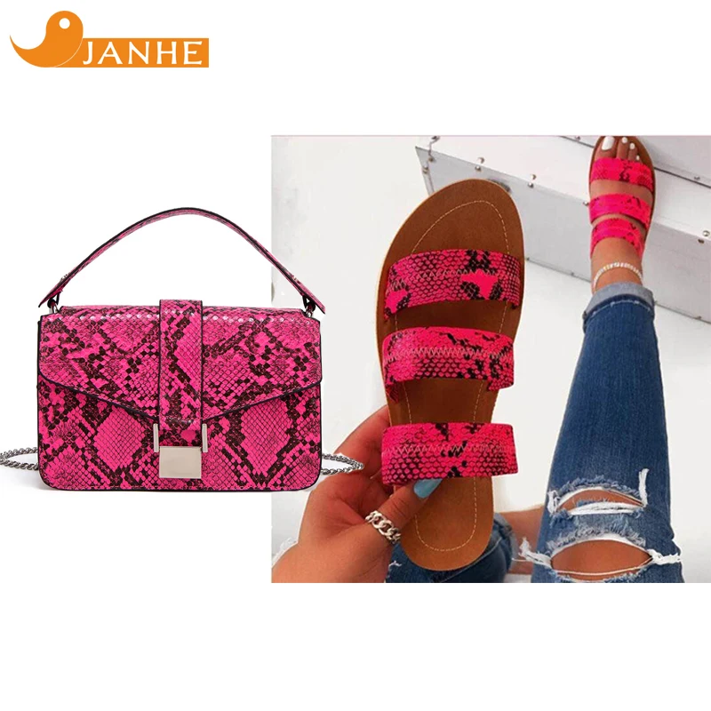 New Fashion Green Snake Skin Print Leather Bag Handbag Womans Flat Shoe Slides With Matching Purse Set
New Fashion Green Snake Skin Print Leather Bag Handbag Womans Flat Shoe Slides With Matching Purse Set