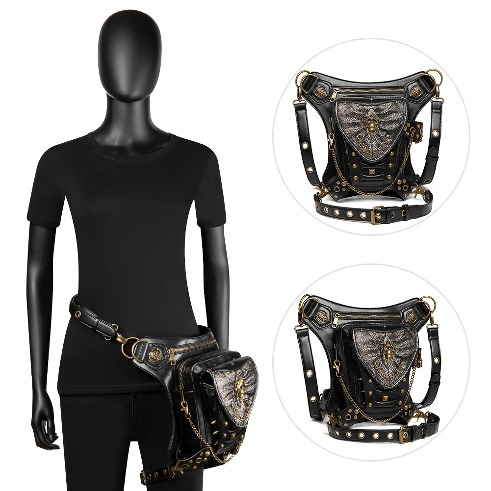 Vintage multiback chain bag skull motorcycle waist crossbody tactics backpack sacoche homme waist bags
Vintage multiback chain bag skull motorcycle waist crossbody tactics backpack sacoche homme waist bags