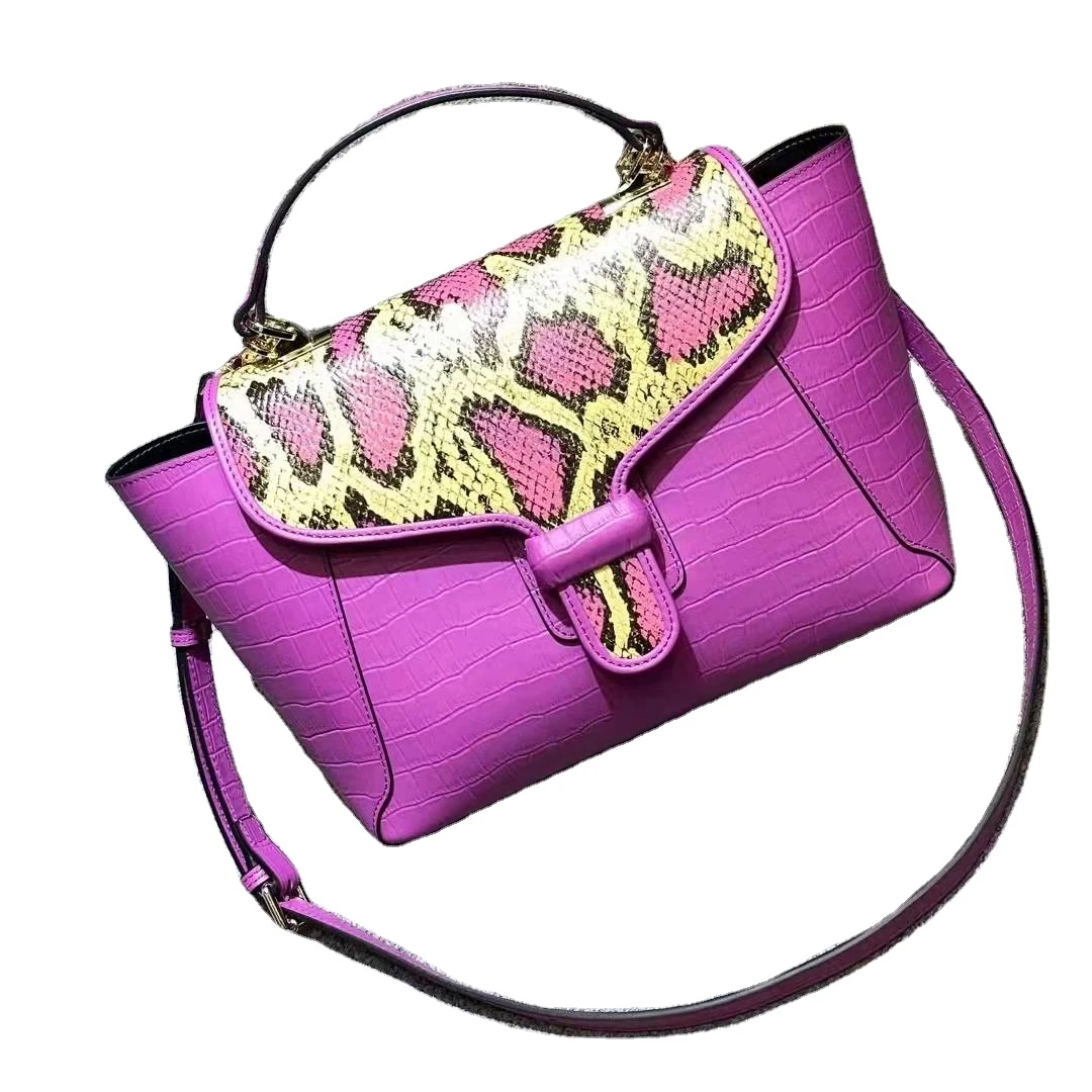 2022 New fashion top layer cowhide leather snake skin women bag genuine leather luxury designer handbag for ladies, Multi
2022 New fashion top layer cowhide leather snake skin women bag genuine leather luxury designer handbag for ladies, Multi