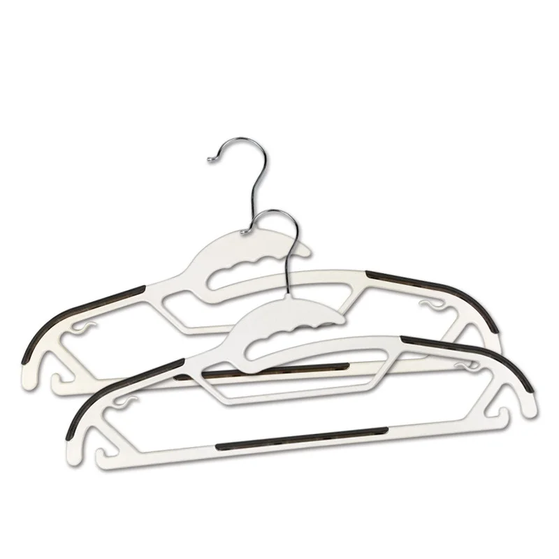 Multifunctional space saving non-slip drying rack white plastic clothes hangers, Picture
Multifunctional space saving non-slip drying rack white plastic clothes hangers, Picture