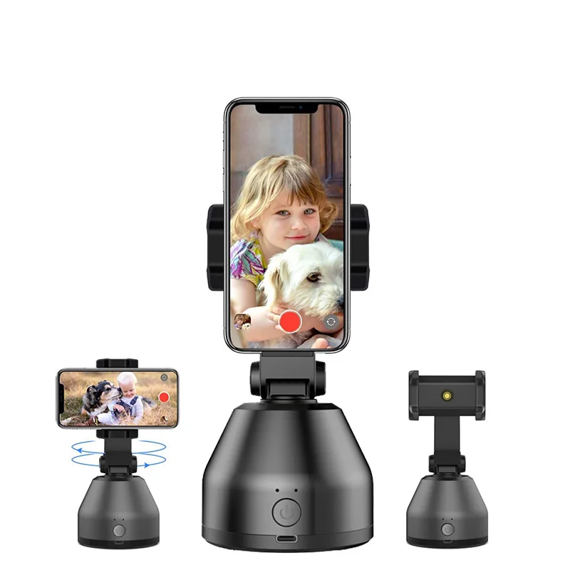 New Arrival Cellphone Smart Holder Auto Selfie Face Tracking Smart Holders 360 Degree Rotatable, Black/white
New Arrival Cellphone Smart Holder Auto Selfie Face Tracking Smart Holders 360 Degree Rotatable, Black/white