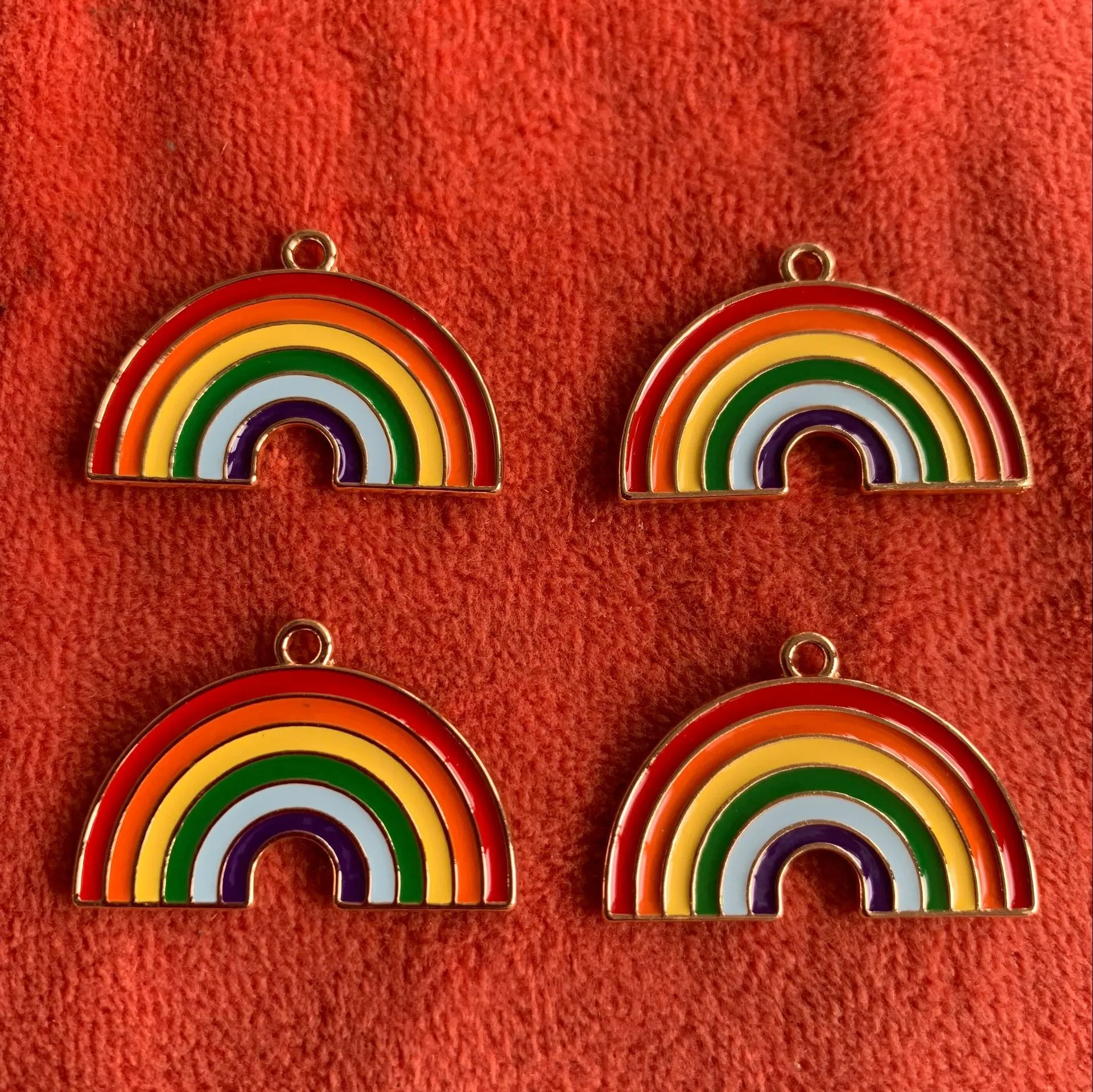 color enamel rainbow metal charms for bracelet jewelry making hot metal alloy rainbow charms custom rainbow charms, As picture
color enamel rainbow metal charms for bracelet jewelry making hot metal alloy rainbow charms custom rainbow charms, As picture