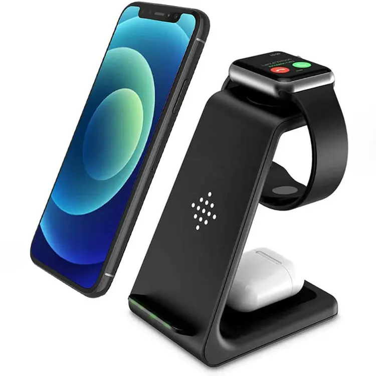 3 in 1 wireless charger station stand 15W qi fast charging smart watch phone earphone magnetic charger
3 in 1 wireless charger station stand 15W qi fast charging smart watch phone earphone magnetic charger