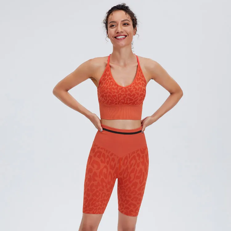 Wholesale Custom 2021 Track Suit Workout Fitness Women Sports Wear Leopard workout Set and Seamless Shorts Set, As pictures or customized
Wholesale Custom 2021 Track Suit Workout Fitness Women Sports Wear Leopard workout Set and Seamless Shorts Set, As pictures or customized