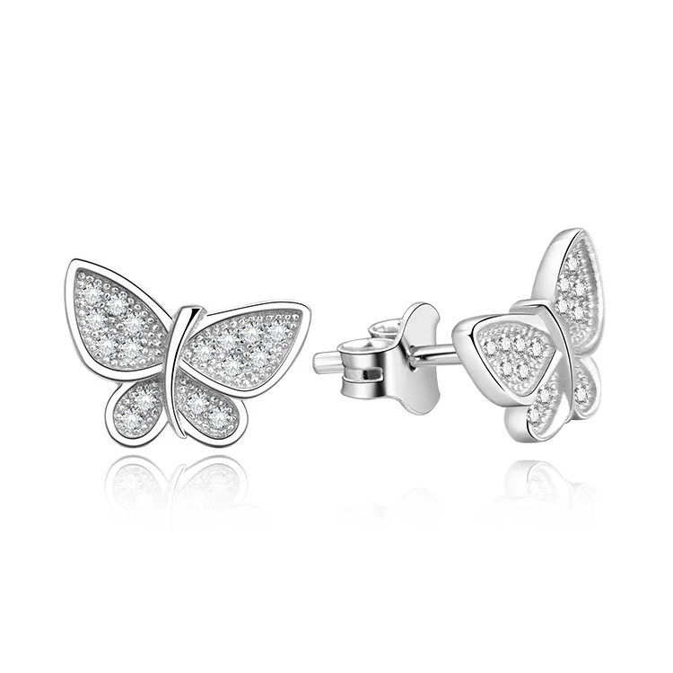 Beautiful 925 Sterling Silver Aaa Cubic Zirconia Jewelry Butterfly Stud Earrings Women
Beautiful 925 Sterling Silver Aaa Cubic Zirconia Jewelry Butterfly Stud Earrings Women