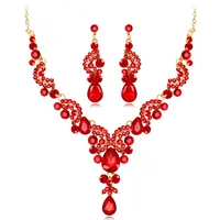 African indian Beads Jewelry Sets Women Bridal Crystal Statement Necklace Earring Jewelry Sets
African indian Beads Jewelry Sets Women Bridal Crystal Statement Necklace Earring Jewelry Sets