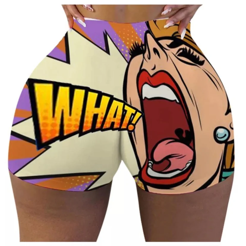 New arrival plus size summer snack shorts custom printing casual comfortable biker shorts beach shorts for women, Custom colors
New arrival plus size summer snack shorts custom printing casual comfortable biker shorts beach shorts for women, Custom colors