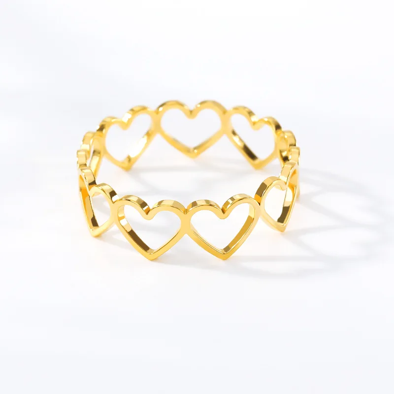 Stainless Steel 18k Gold Plated Love Love Arrow Animal Hollow Out Fashion Ring Size 7
Stainless Steel 18k Gold Plated Love Love Arrow Animal Hollow Out Fashion Ring Size 7