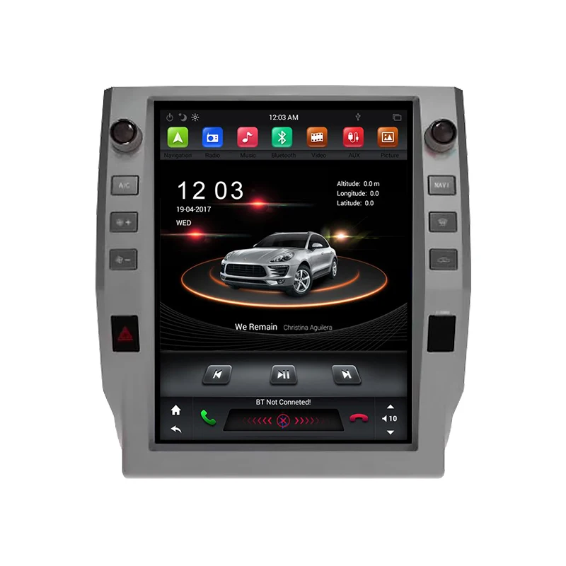 KLYDE KD-12116 Tesla Android 9 Car DVD Player auto electronics Navigation for TOYOTA Tundra 2014-2018
KLYDE KD-12116 Tesla Android 9 Car DVD Player auto electronics Navigation for TOYOTA Tundra 2014-2018