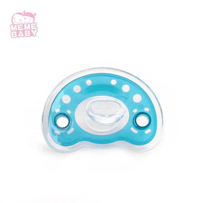 Small MOQ Baby Funny Liquid Silicon Oblate Head Pacifier With Cover, Blue / cyan / customized
Small MOQ Baby Funny Liquid Silicon Oblate Head Pacifier With Cover, Blue / cyan / customized