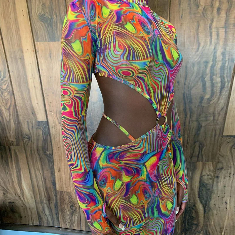 2021SS new arrival sexy hollow out backless printed mesh dress long sleeve bodycon dress women sexy dresses, Solid
2021SS new arrival sexy hollow out backless printed mesh dress long sleeve bodycon dress women sexy dresses, Solid