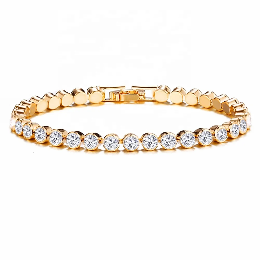 Full CZ Crystal Rhinestone Women Fashion Bracelet Bling Bling Tennis Bracelet, Silver,gold
Full CZ Crystal Rhinestone Women Fashion Bracelet Bling Bling Tennis Bracelet, Silver,gold