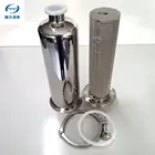 Filter 304 Stainless Steel Food Grade Sanitary Straight Clamp Type Water Pipe Filter Linear Filter