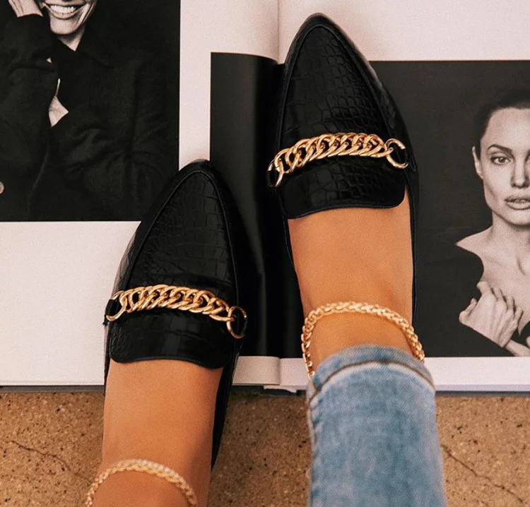 2021 Latest chain flat pointed toe slipper Muller shoes for women womens slide sandal custom logo designer womens sandals, Customized color
2021 Latest chain flat pointed toe slipper Muller shoes for women womens slide sandal custom logo designer womens sandals, Customized color