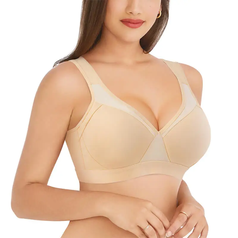 Women Seamless Bra Removable Pad Yoga Bra Adjustable Full Coverage Wirefree Push Up Daily Bra for Ladies
Women Seamless Bra Removable Pad Yoga Bra Adjustable Full Coverage Wirefree Push Up Daily Bra for Ladies