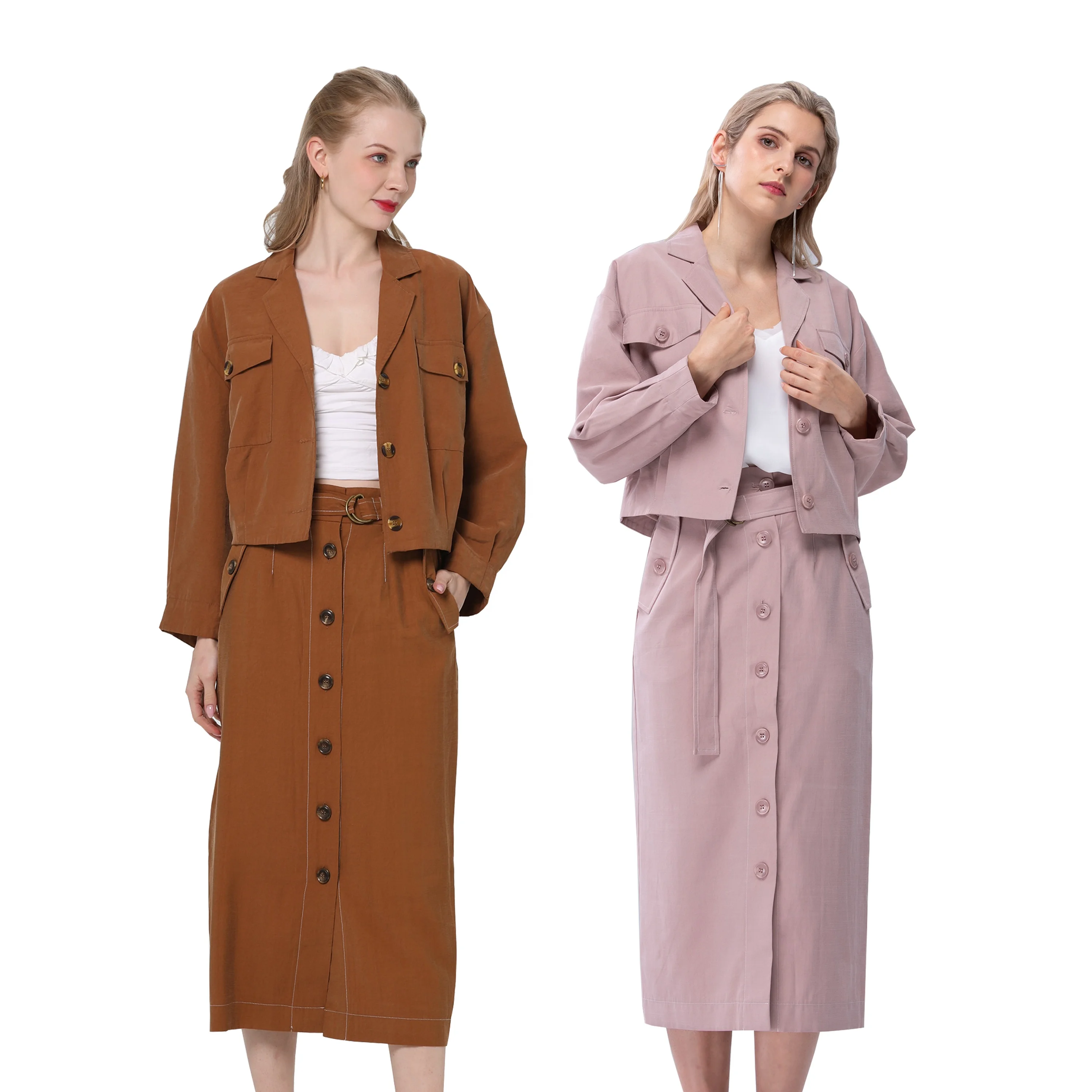 Woman Spring Fashion Elegant Turn Down Collar Button Down Ladies Office Pink Fall Jacket Woman Blazers
Woman Spring Fashion Elegant Turn Down Collar Button Down Ladies Office Pink Fall Jacket Woman Blazers